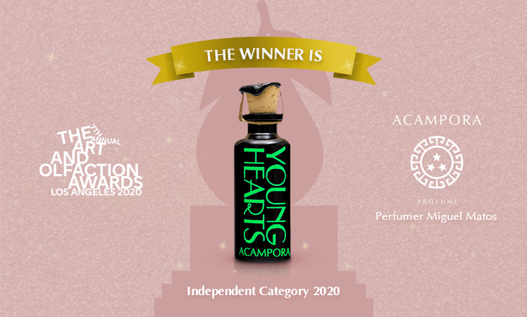 Young Hearts di Acampora Profumi ha vinto il premio ‘’The Art and Olfaction Awards 2020”.